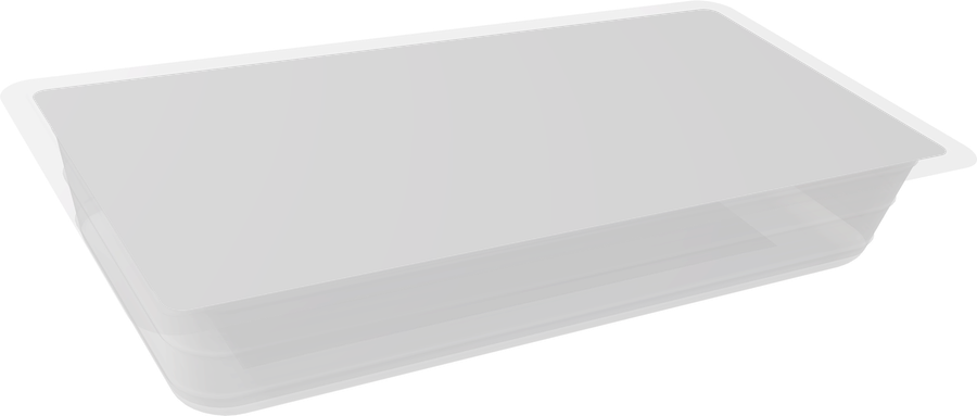 Şeffaf tepsi render